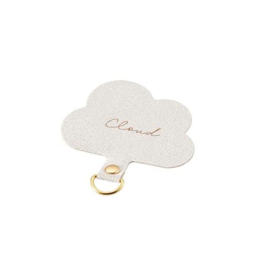 エレコム スマホ ストラップ ホルダー シート 1枚入り 1口タイプ デザインタイプ 雲 P-STH...