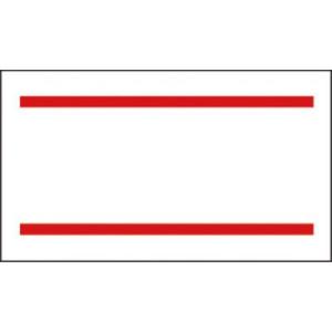 サトー ハンドラベラー PB-1用ラベル(1000枚×10巻) 赤二本線 / 強粘