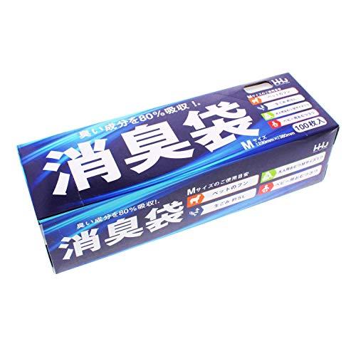 ハウスホールドジャパン ゴミ袋 ゴミ箱用アクセサリ AS05 グレー 半透明 100枚入 23×38...