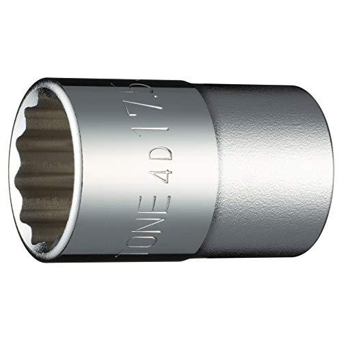 トネ(TONE) ソケット(12角) 4D-17.5 差込角12.7mm(1/2) 二面幅17.5m...