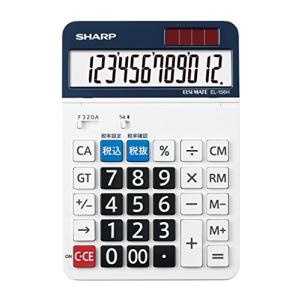 シャープ セミデスクトップ電卓 12桁 EL-156HX｜川西ストア