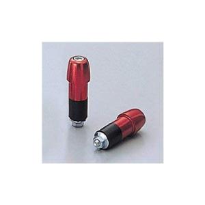 ハリケーン(HURRICANE) アルミサイドキャップ P22砲弾型 レッド HB0302R バーエ...