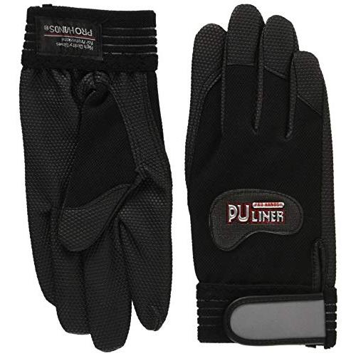 富士グローブ プロハンズ PUライナーα 手袋 ブラック Lサイズ