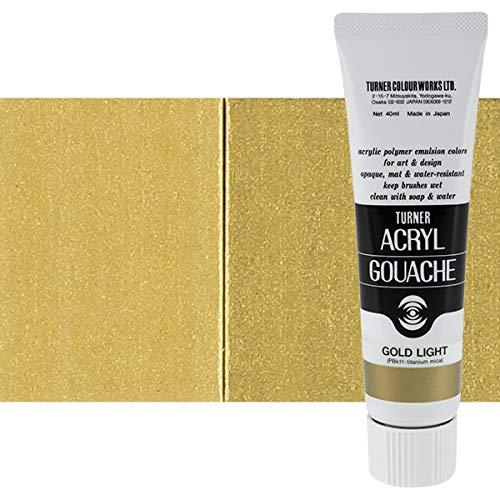 ターナー色彩(Turner Color) アクリルガッシュ ゴールドライト AG040070 40m...