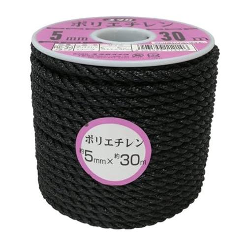 ユタカメイク PEカラーロープ ボビン巻 5mmX30m RE-34
