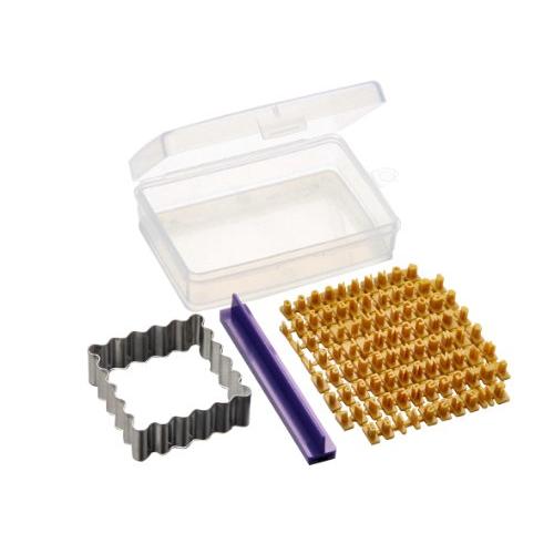 タイガークラウン クッキー型 黄 125×40×200mm ミニミニクッキースタンプI ABS樹脂 ...