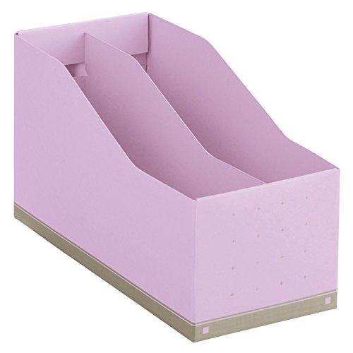 ライオン事務器 ボックスファイル BF-877 A5判 横型 パープル