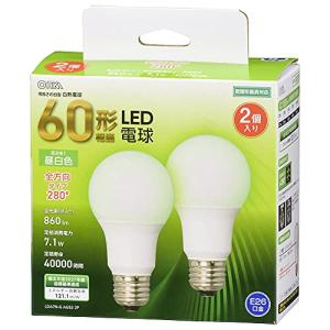 オーム電機 LED電球 E26 60形相当 昼白色 全方向 2個入 LDA7N-G AG52 2P 06-4708 OHM｜hapitize