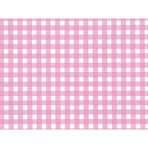 ヘイコー 包装紙 半才 上質紙 ギンガム ピンク 100枚入 002307303