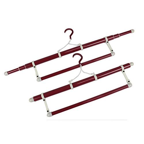 きもの通販さくら 高級 和装ハンガー 伸縮式 帯掛け付 日本製 E-K 2本組セット