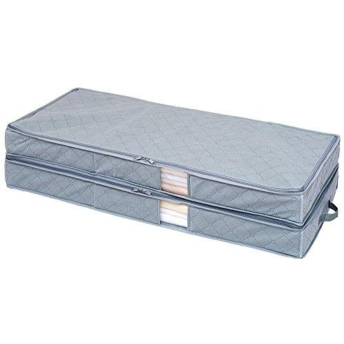 コジット 竹炭着物収納ケース 2層式