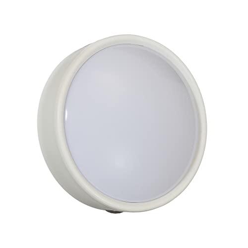 エルパ (ELPA) LEDセンサー付ライト (丸形/ホワイト/サービスコンセント付) 明暗センサー...