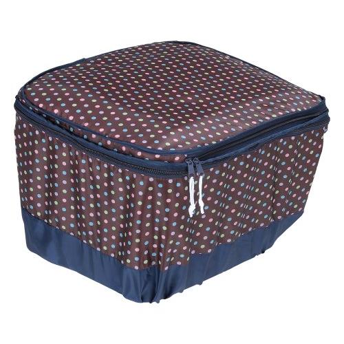 川住製作所（kawasumi） ２段式後カゴカバー　ドットブラウン　Ｋ−ＤＢ６