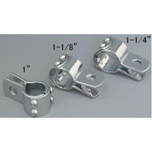 キジマ (kijima) バイク バイクパーツ 3ピースクランプ 1インチ クローム 1個入り HD...