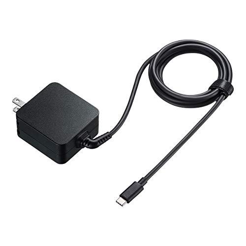 サンワサプライ USB Power Delivery対応AC充電器(PD65W) Type-Cケーブ...
