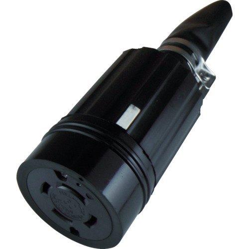 アメリカン電機 引掛形 防水形コードコネクタボディ 接地3P 60A 250V 4624RW