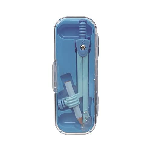 クツワ(Kutsuwa) コンパス 算数コンパス 鉛筆用 ライトブルー CP228LB