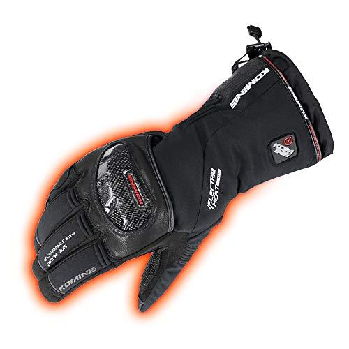 コミネ(KOMINE) バイク用 カーボンプロテクトエレクトリックグローブ ブラック XL EK-2...