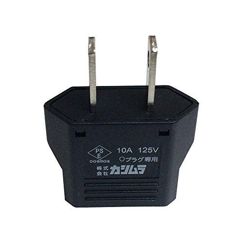 カシムラ 国内用変換プラグ O→A NTI-98 ブラック