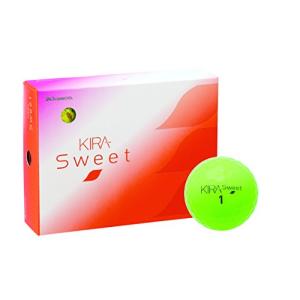 キャスコ(Kasco) ゴルフボール KIRA SWEET 1ダース(12個入り) ライム｜hapitize
