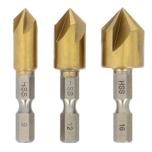 高儀(Takagi) EARTH MAN 面取カッター 3本組 9・12・16mm チタンコーティン...