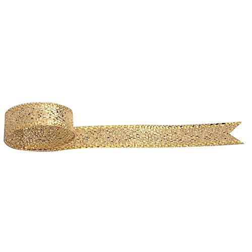 タカ印 リボン 50-7100 グランドメタル 幅6mm×20m巻 金