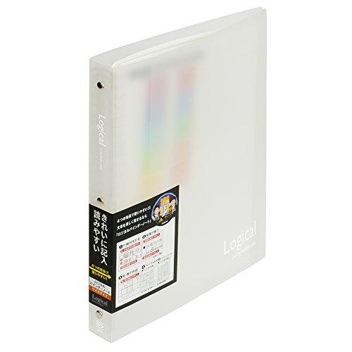 ナカバヤシ ロジカルバインダーノート ワイド B5 クリア BN-B502A-C