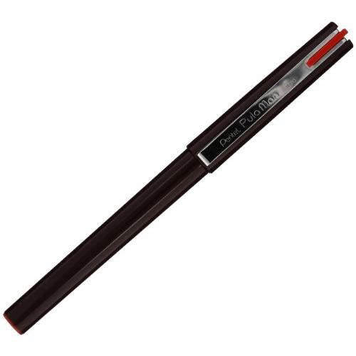 ぺんてる サインペン プラマン JM20-BD 10本セット 赤