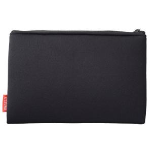 エツミ PCケース ノートPC ケース PCクッションポーチ 7 型  衝撃に強い極厚10mmウレタン使用  ブラック VE-2392｜hapitize