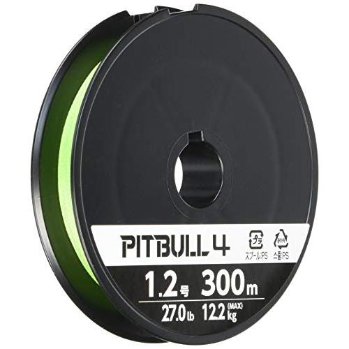 シマノ(SHIMANO) ライン ピットブル4 300m 1.2号 ライムグリーン PL-M74S ...