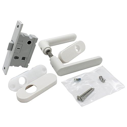 和気産業(Waki) 浴室用樹脂レバー錠 クリキ LUBP4-1S-WHBS32