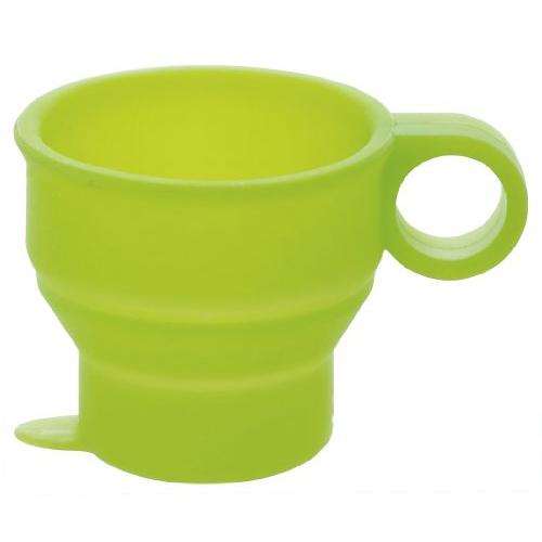 スケーター(Skater) シリコン製 たためる コップ 120ml OWN COLOR グリーン ...
