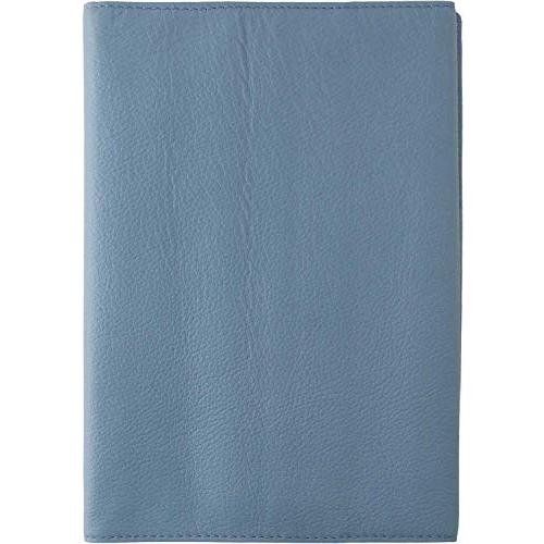 スリップオン(SLIP-ON) フリータイプ四六判ブックカバー OSL ソフトレザー 本革 グレイッ...