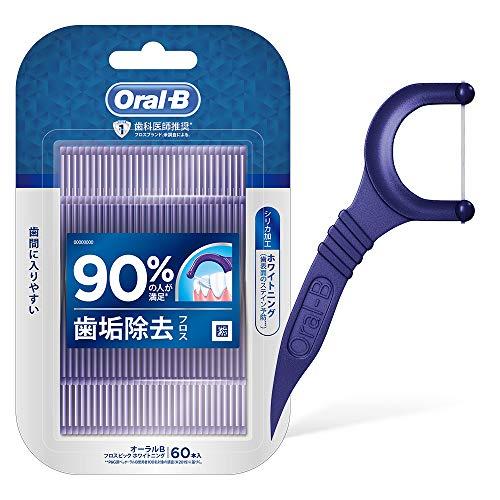 Oral-B オーラルB フロスピック ホワイトニング 60個 (x 1)