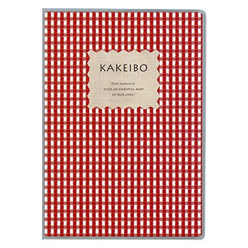 ダイゴー 家計簿 ギンガムチェック チェック柄 Ｂ５ レッド J1237