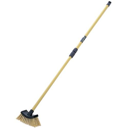 デッキブラシ 全長75~120cm YATSUYA ズームデッキ