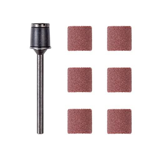 プロクソン(PROXXON) ロールペーパー 6個 シャフト付 ドラム型10mm 120番 軸径3....