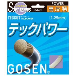 ゴーセン テックガット テックパワー ナチュラル(TECGUT TECPOWER) SS605NA｜hapitize