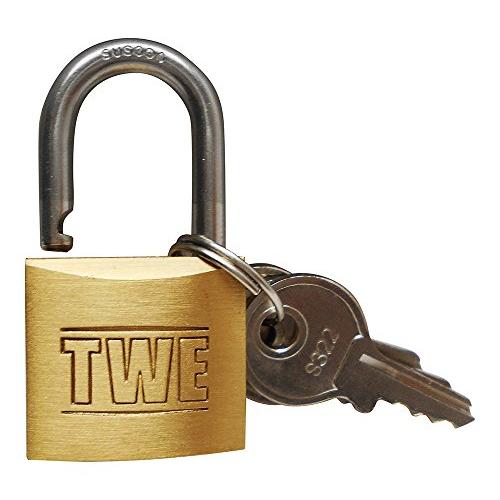 株式会社アイアイ アイアイ TWE ステンレス吊 ピンタンブラー 南京錠 ゴールド 25MM 487...