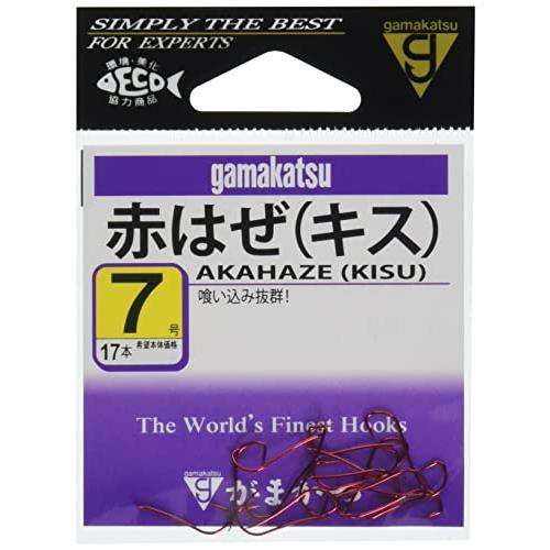 がまかつ(Gamakatsu) 赤ハゼ(キス) フック 7号 釣り針