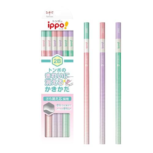 トンボ鉛筆 2B きれいに消える かきかた鉛筆 (さら消え芯) 1ダース ピンク KB-KSKW01...