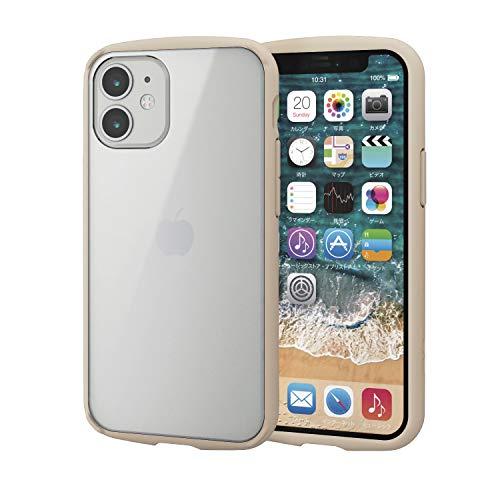 エレコム iPhone 12 mini ケース Qi充電対応 ハイブリッド 耐衝撃 TOUGHSLI...