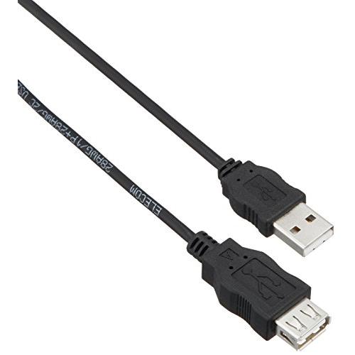 エレコム USBケーブル 延長 USB2.0 (USB A オス to USB A メス) RoHS...