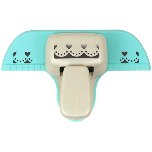 呉竹 クラフトパンチ キュアパンチ ボーダーデコレーション サークル&amp;ハート SBKPB130-9