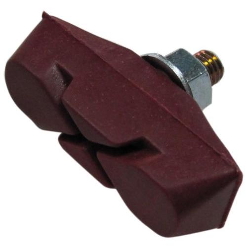 サギサカ(SAGISAKA) 自転車用 ブレーキシュー DX アルミリム用 1ペア レッド 1220...