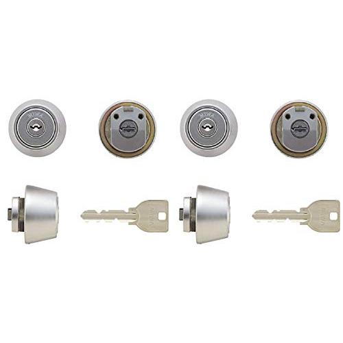 2個同一セットMIWA(美和ロック) U9シリンダー LZ-2タイプ　鍵 交換 取替え LZ2 MC...