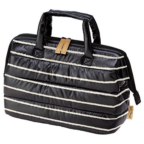 スケーター (skater) 保冷 がま口 ランチバッグ L レトロフレンチ ブラック KGA2SF