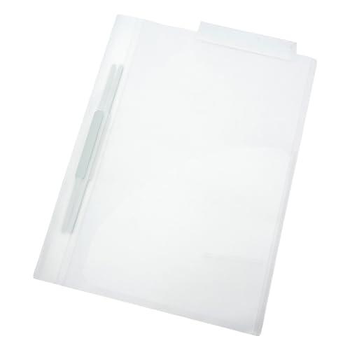 リヒトラブ カルテフォルダー ダブルファスナー付 50枚 A4 乳白 HK720U