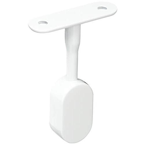 アイワ金属 アルミハンガーパイプ用 ブラケットエンド ホワイト