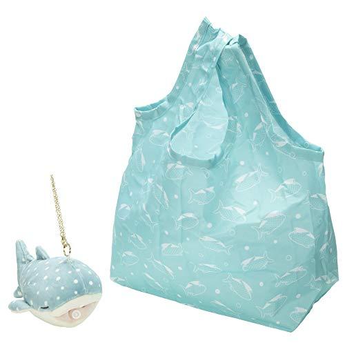 りぶはあと エコバッグ プレミアムねむねむアニマルズ かむかむズ じんべえザメのじんべえさん (マス...